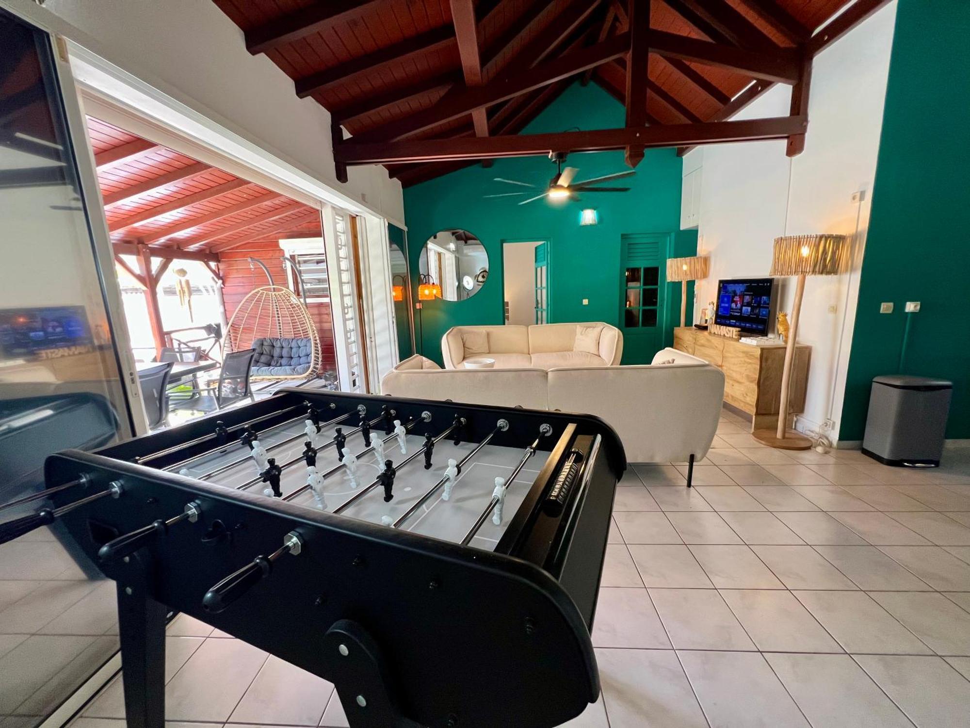 Villa Simeon Saint Francois Avec Piscine Privee Et Jacuzzi Proche Plage Экстерьер фото