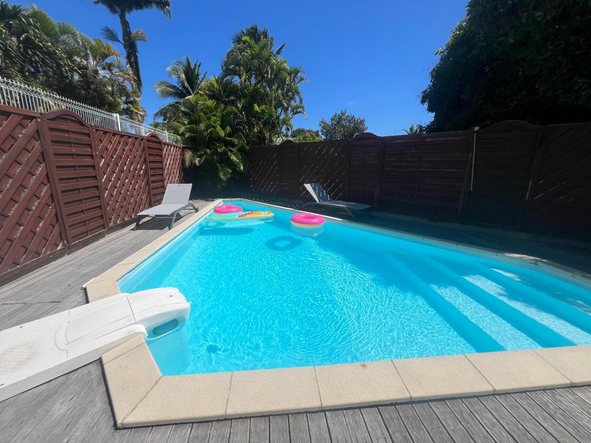 Villa Simeon Saint Francois Avec Piscine Privee Et Jacuzzi Proche Plage Экстерьер фото
